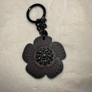 Coach bag charm, black